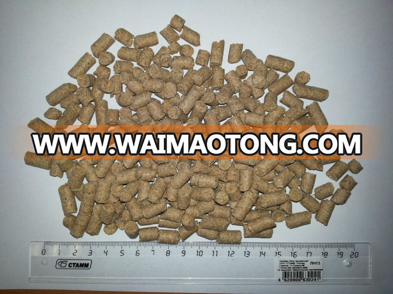 Wheat bran pellets